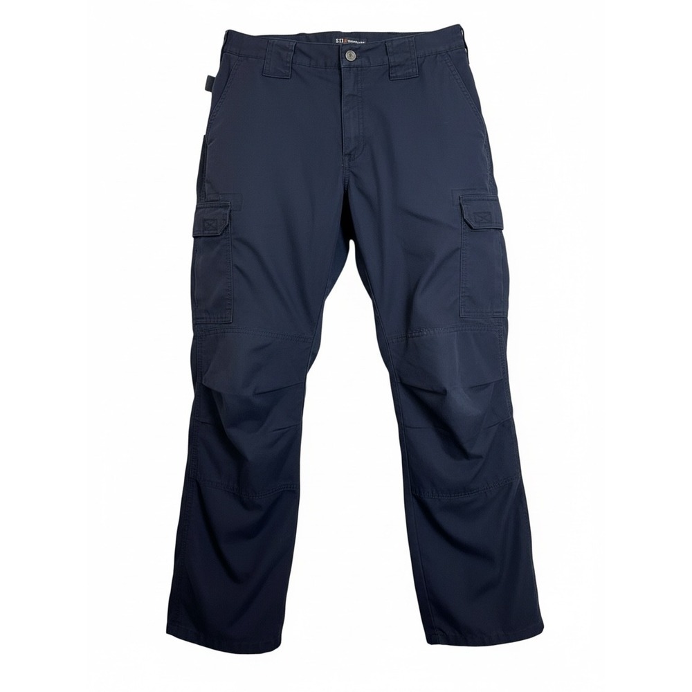 5.11 Tactical Series Navy Blue Ripstop Cargo Pants Womens 12 Regular Pockets